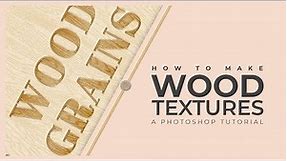 Wood Grain Photoshop Tutorial - Realistic Mahogany and Birchwood