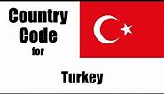 Turkey Dialing Code - Turk Country Code - Telephone Area Codes in Turkey