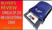 Review Of Iomega Zip 250 Mb Usb External Drive