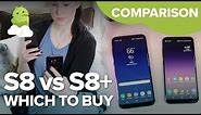 Samsung Galaxy S8 vs S8 Plus: What's the difference?