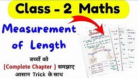 Measurement for Class 2 | Measurement of Length Class 2 | Maths Worksheet for Class 2| Class 2 Maths
