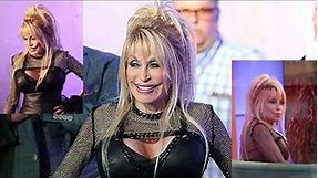 Dolly Parton Sizzles In Leather Bustier and Pants With Fishnet Seams While Appear On BBC The One
