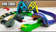 RC Green Jungle Fastest Snake Vs King Cobra Unboxing & Testing Prank Gadgets - Chatpat toy tv