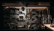 Gun Room Tour (ft. Hold Up Displays Gun Wall)