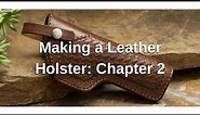 Making a Leather Holster Chapter 2: Adding a Basketweave Stamp