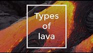 Types of Lava :Basic lava & Acidic lava(quickly !)🔥
