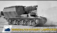 Rare WWII Geschützwagen Lorraine Schlepper - 10.5cm leFH 18/40 - 15 cm sFH 13/1 - footage.