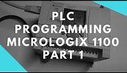 PLC Programming Tutorial 1 - Allen Bradley MicroLogix 1100 w/ RSlinx RSLogix500 BOOTP