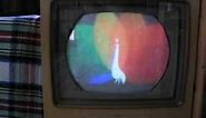 RCA color tv set from 1956 with NBC logo