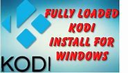 How to Install Fully Loaded Kodi XBMC on any Windows pc android mobile 1 click install app