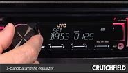 JVC KD-AR555 Display and Controls Demo | Crutchfield Video