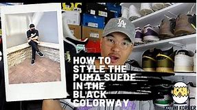 Mens Fashion Tips | How to style the puma suede in the black color way | South African Youtuber