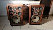 Sansui SP 5000 full AlNiCo Hi end system speakers from 69'