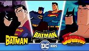 Batman & Superman's BEST Team Ups! | DC Animated Universe #DCAU | @dckids