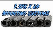 Griffin Mounting Systems for 1.375x24 Sound Suppressors