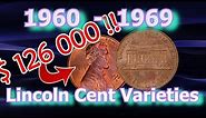 Top 10 1960's Lincoln Penny Varieties Worth Money