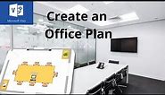 How to create an office plan in Microsoft Visio, office planning
