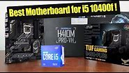 Best Motherboard for Intel i5 10400f (Hindi)