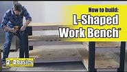 How to Build 2x4basics® L-Shaped Corner Workbench