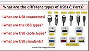 6 Types of USB Cables and Ports(Speed Compared)