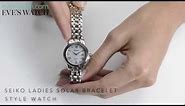 Seiko Solar Ladies Bracelet Watch