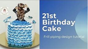 21st Birthday Cake Design | 21st Birthday Cake Ideas For Girls | Birthday Cake Ideas for Women