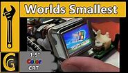Worlds Smallest Color CRT Monitor & Retro Gaming Pentium 266 MMX SBC