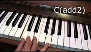How to Make Suspended Chords (such as Csus4) on Piano