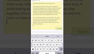 Jot quick thoughts in the Mobile Scratch Pad for Evernote Home