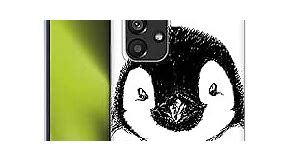 Head Case Designs Penguin Sketch Hand Drawn Animals Soft Gel Case Compatible with Samsung Galaxy A53 5G (2022)