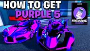 HOW TO GET LEVEL 5 PURPLE HYPERCHROME EASILY in Roblox Jailbreak