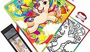 Mint's Colorful Life Unicorn Kite for Kids Easy to Fly, with an Additional Color-Your-own Kite for Your Girls to Decorate