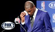 Emotional Kevin Durant accepts NBA MVP