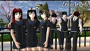 Crazy Friends #1 || Drama Sakura School Simulator