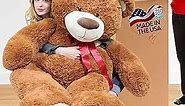 Big Plush 5-Foot Giant Teddy Bear - Soft Plush Toy - Huge Stuffed Animal in Big Box