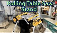 Dewalt DW7440RS Rolling Table Saw Stand Review