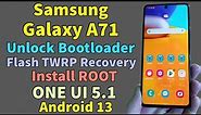Galaxy A71 Unlock Bootloader Install Custom Recovery And Root Android 13