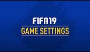 Change Graphics settings in FIFA'19