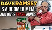 Why Dave Ramsey is a boomer meme ( and gives trash advice ) | #grindreel