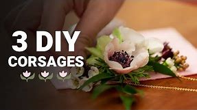 How to Make a Corsage 3 Ways for Prom or Weddings