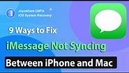 iMessage Not Syncing Between iPhone and Mac Quick Fixes Here