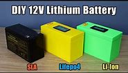 How to Make 12V Lithium Battery to replace the Old 12V UPS Battery || 12V LiFePo4 || 12V Li-Ion