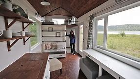 Beautiful 24 Foot Tiny House Tour with Free Plans: Ana White Tiny House Build [Episode 18]