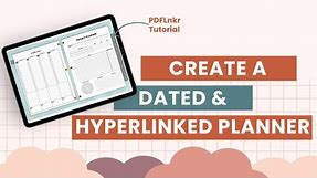 Getting started with PDF-Linkr | Create a dated planner in Canva