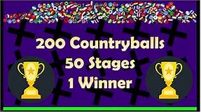 200 Countryballs, 50 Stages, 1 Champion: Watch the Ultimate Marble Race Unfold
