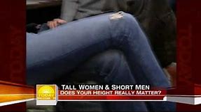 Tall 6'4" woman and 5' man on Today Show