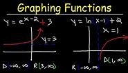 Graphing Natural logarithmic functions and Exponential Functions
