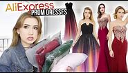TRYING ON ALIEXPRESS PROM DRESSES!! *Huge Success* & Giveaway