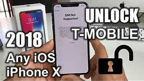 How To Unlock iPhone X From T-Mobile to Any Carrier