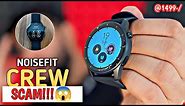 Noisefit CREW smartwatch unboxing & review⚡️1.38 inches Round Dail Display with 500 nits Brightness